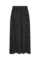 Soya Concept Gilda Polka Dot Midi Skirt - Black Combi