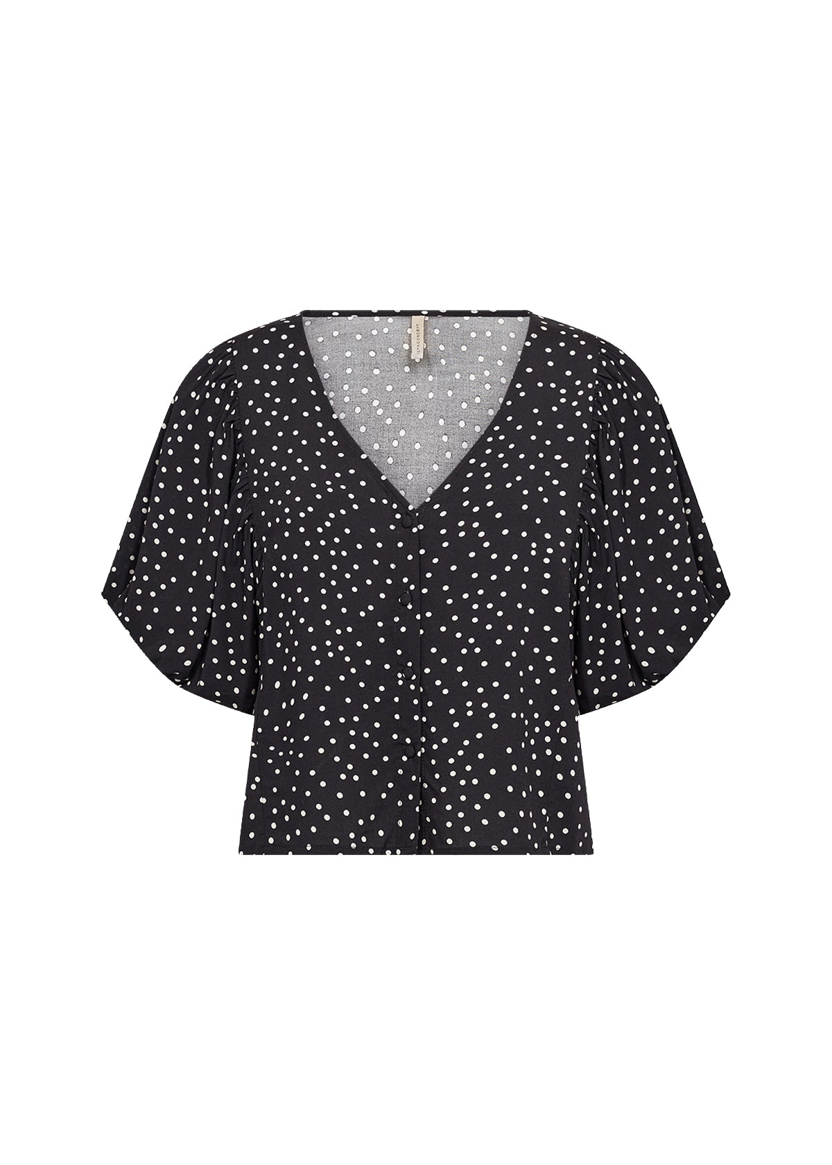 Soya Concept Gilda Spotty Blouse - Black Combi