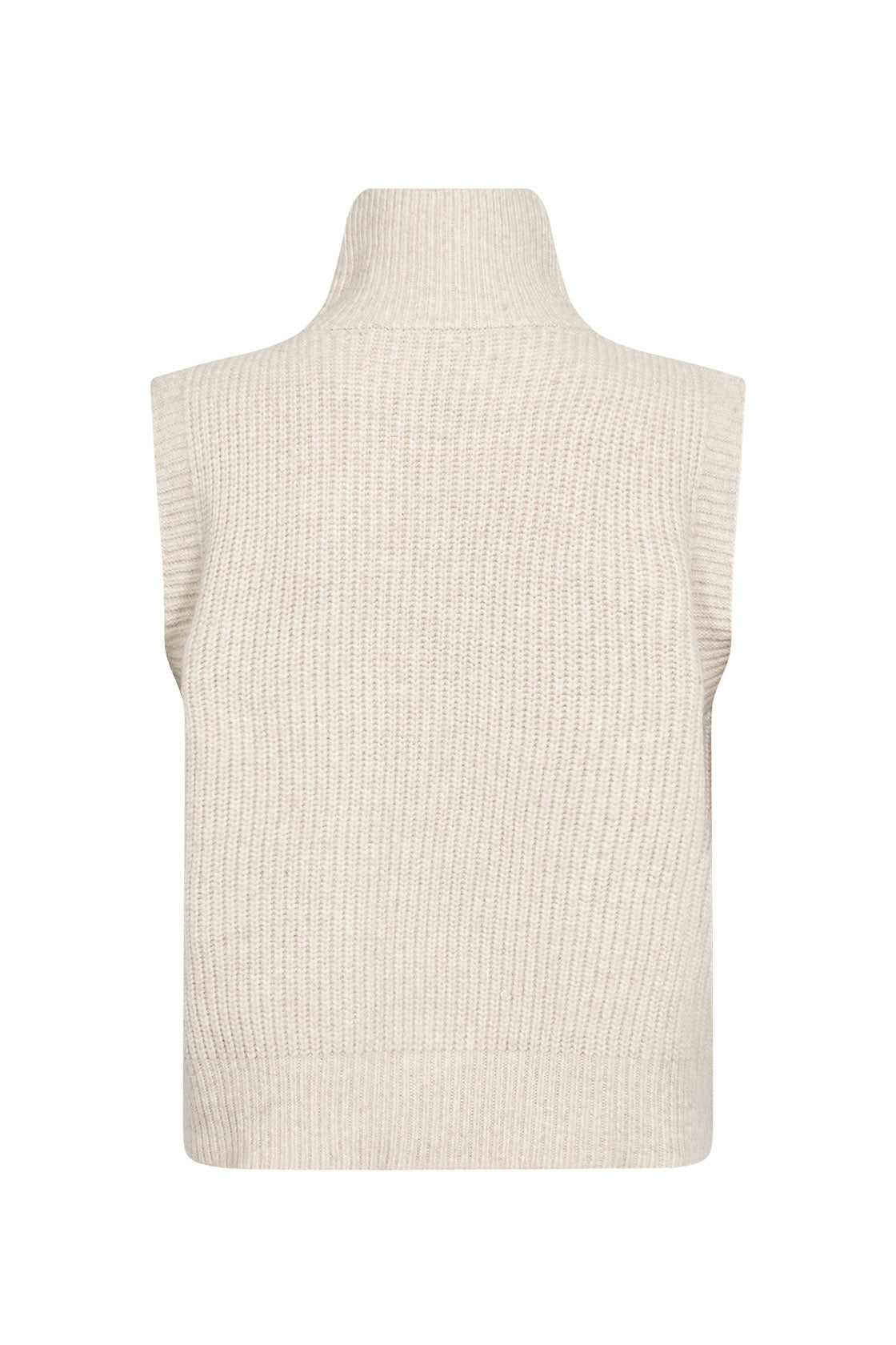 Soya Concept Gith Sleeveless Jumper - Cream Melange