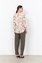 Soya Concept Grace Floral Blouse - Cream Combi