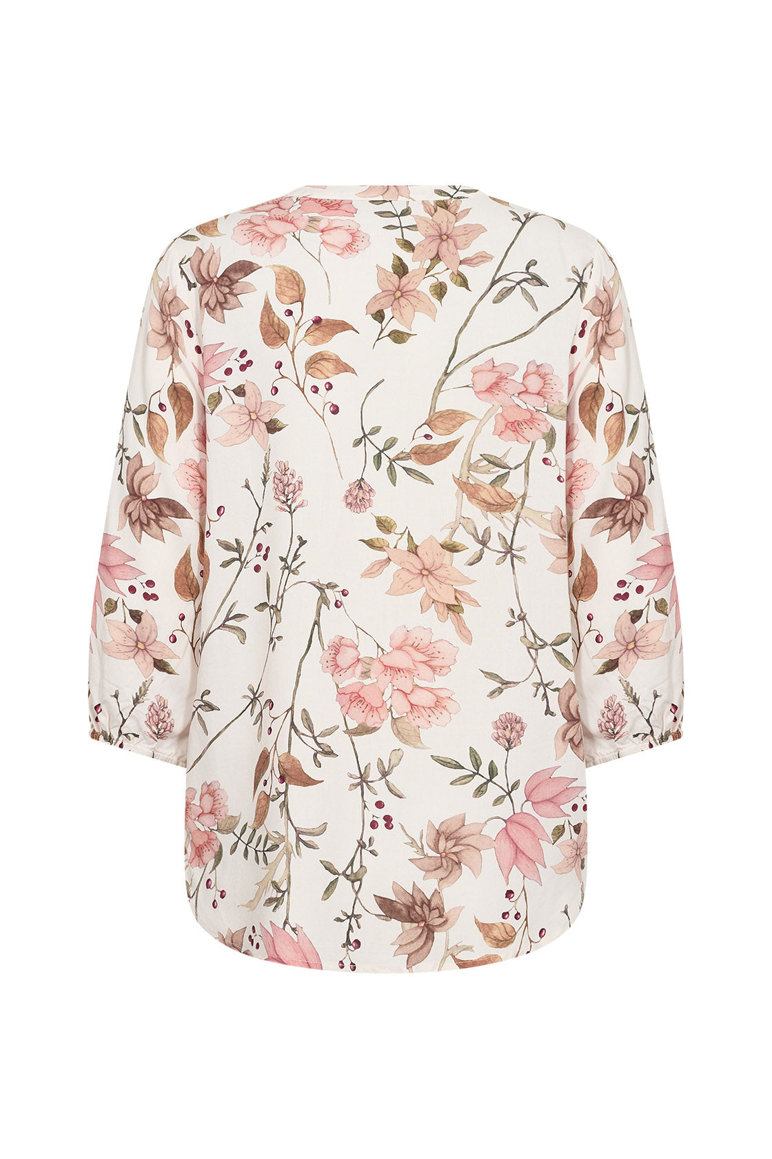 Soya Concept Grace Floral Blouse - Cream Combi