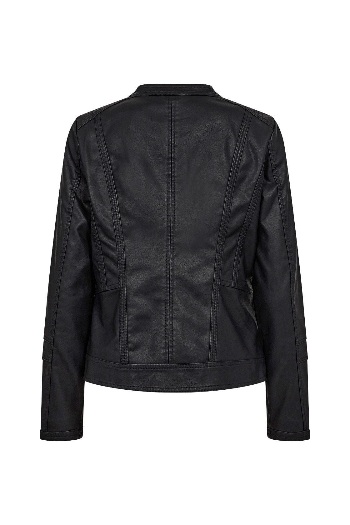 Soya Concept Gunilla Faux Leather Jacket - Black