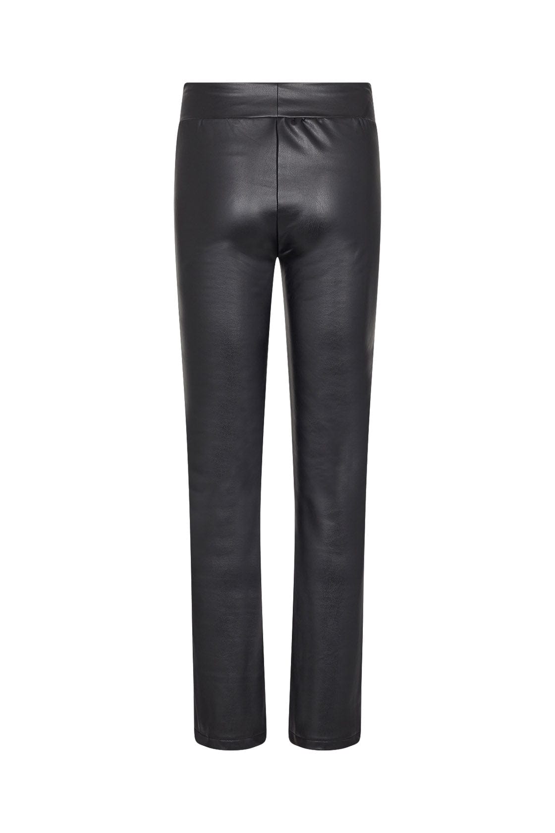 Soya Concept Haida Leather Look Trousers - Black