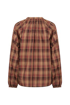 Soya Concept Halema Organic Cotton Shirt - Madder Brown Combi