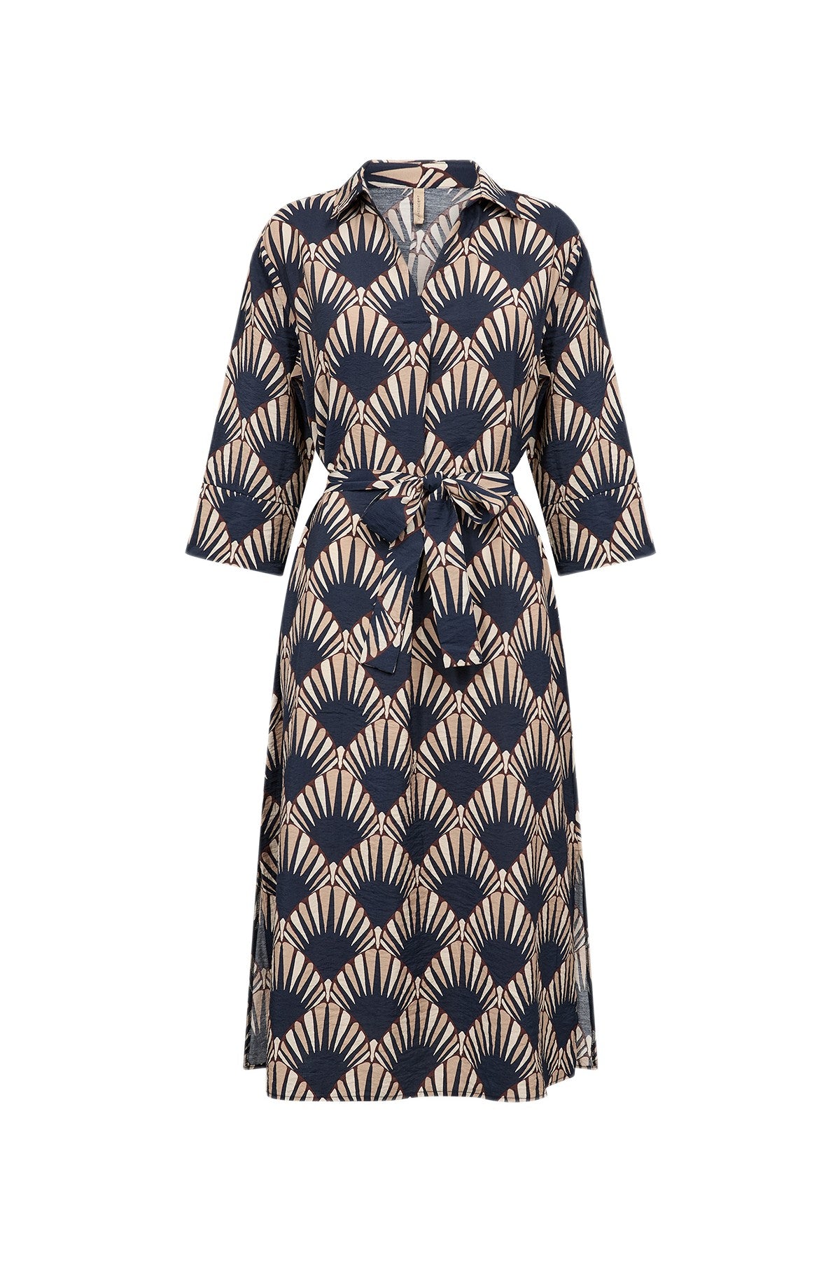 Soya Concept Halin Midi Dress - Navy Combi
