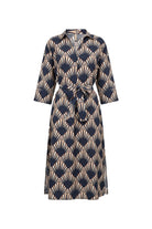 Soya Concept Halin Midi Dress - Navy Combi