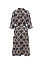 Soya Concept Halin Midi Dress - Navy Combi