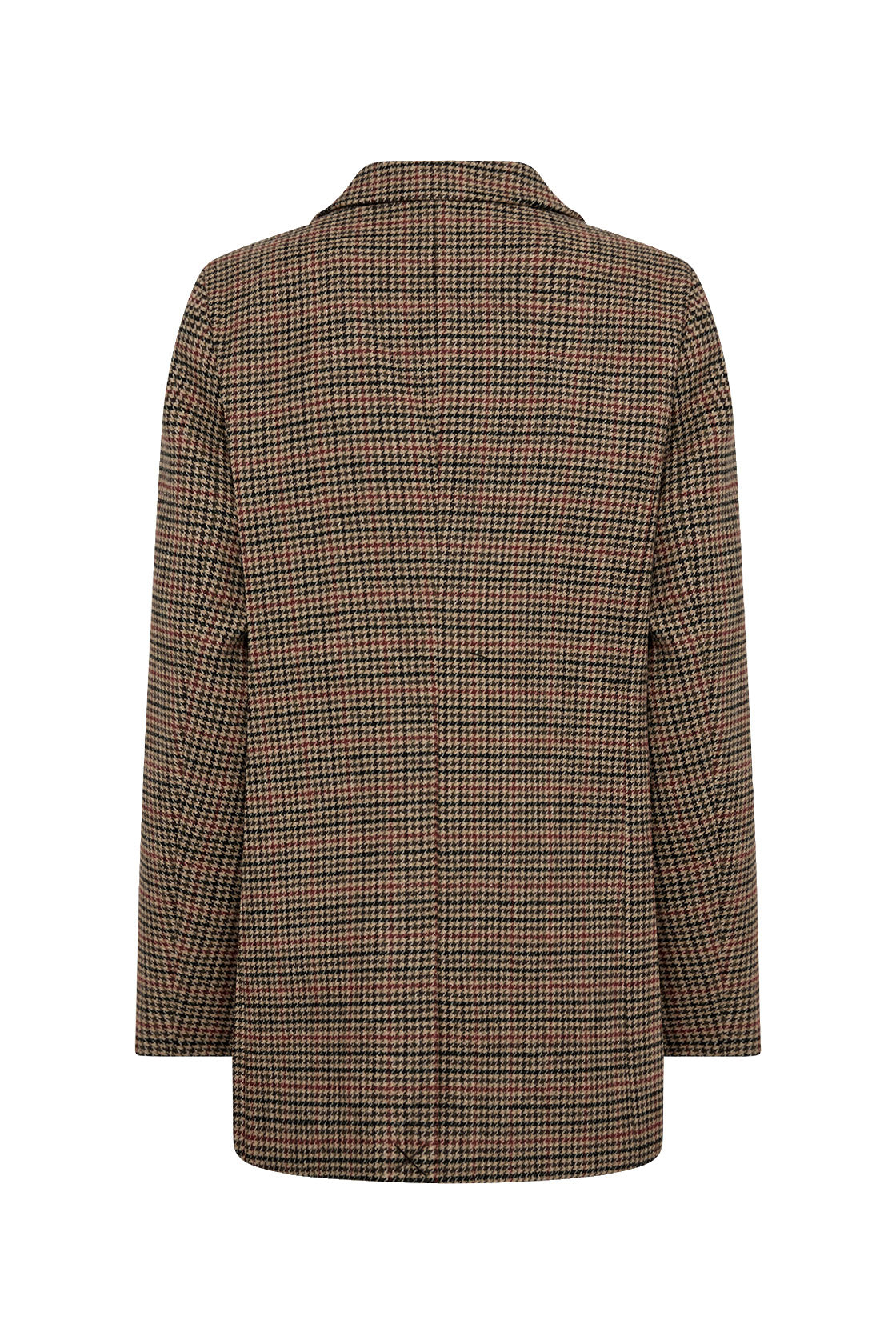 Soya Concept Hasel Check Blazer - Madder Brown Combi