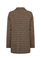Soya Concept Hasel Check Blazer - Madder Brown Combi