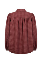 Soya Concept Heina Gingham Shirt - Madder Brown