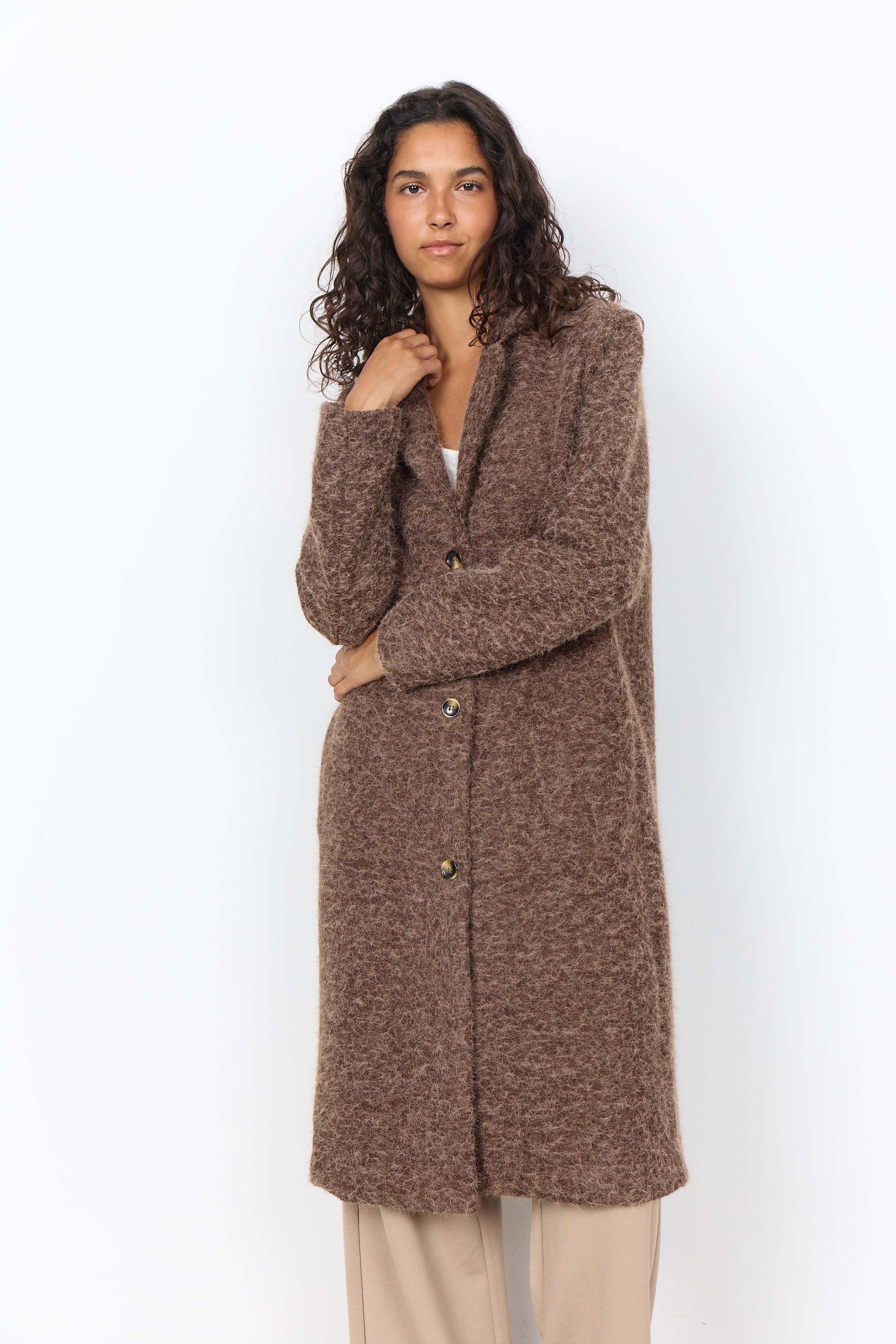 Soya Concept Hira Coat - Chocolate Plum Melange