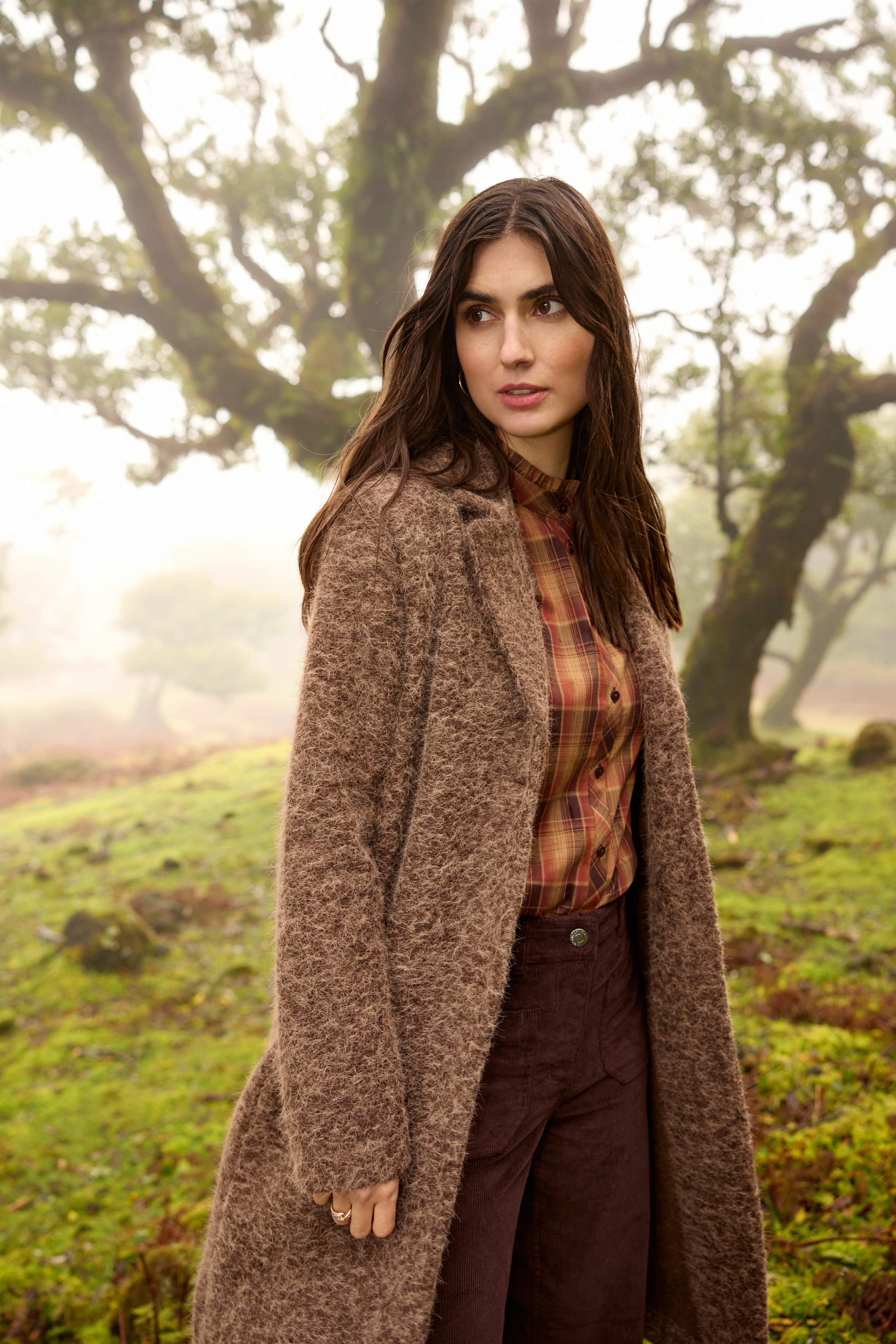Soya Concept Hira Coat - Chocolate Plum Melange