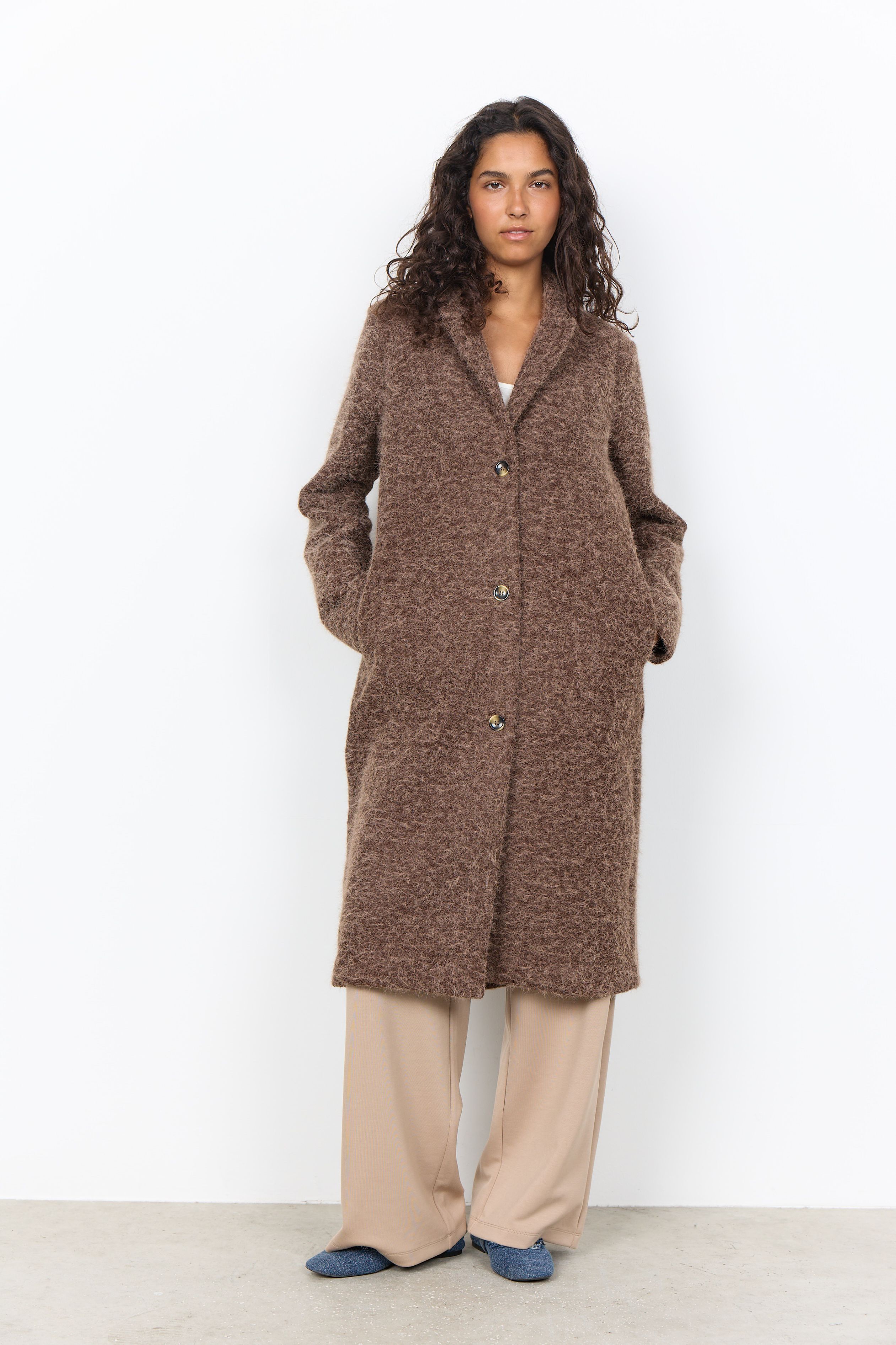 Soya Concept Hira Coat - Chocolate Plum Melange
