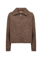 Soya Concept Hira Jacket - Chocolate Plum Melange