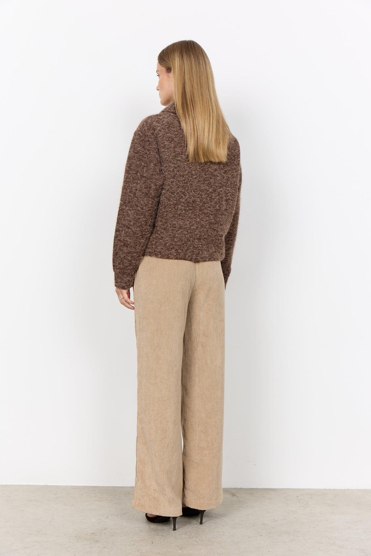 Soya Concept Hira Jacket - Chocolate Plum Melange