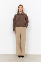 Soya Concept Hira Jacket - Chocolate Plum Melange