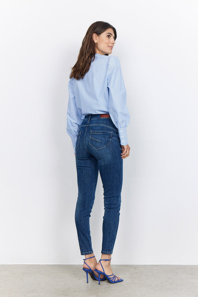 Soya Concept Jessika Shirt - Bright Blue Combi