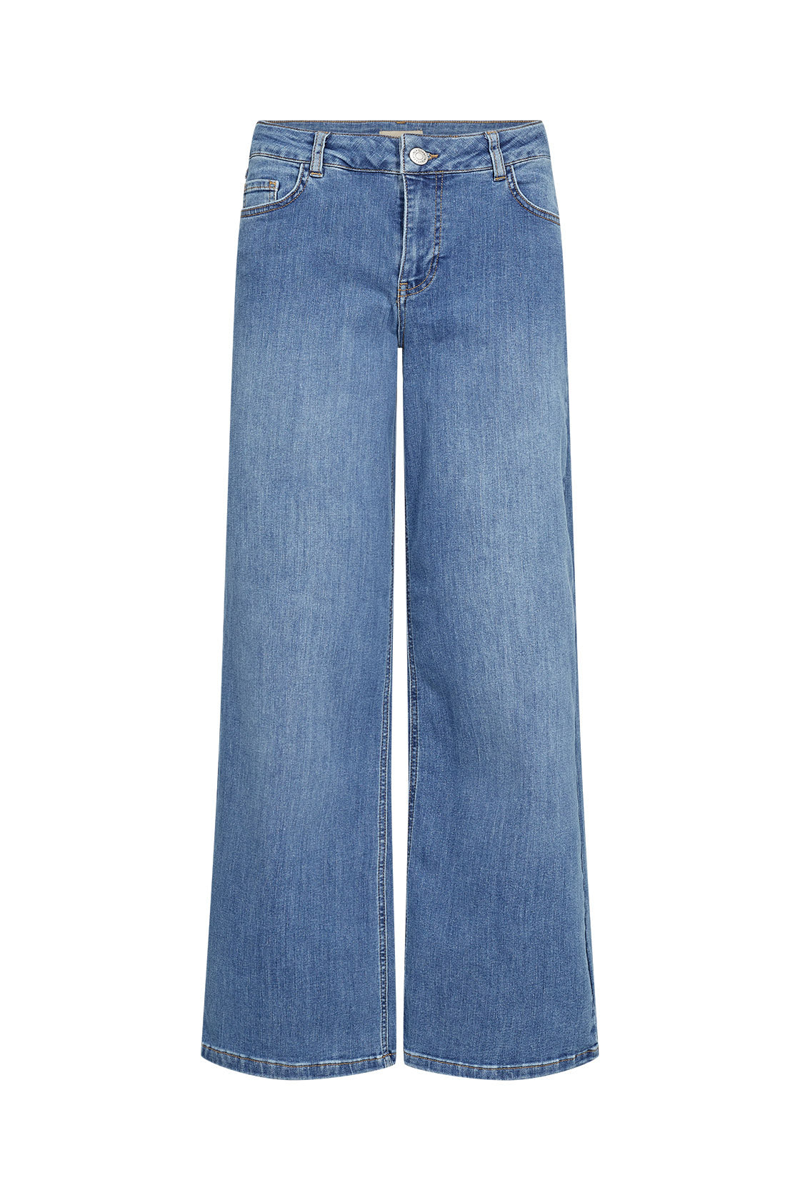 Soya Concept Kimberley 24-B Wide Leg Jeans - Coastal Fjord Med. Blue D
