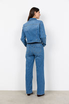 Soya Concept Kimberley 24-B Wide Leg Jeans - Coastal Fjord Med. Blue D