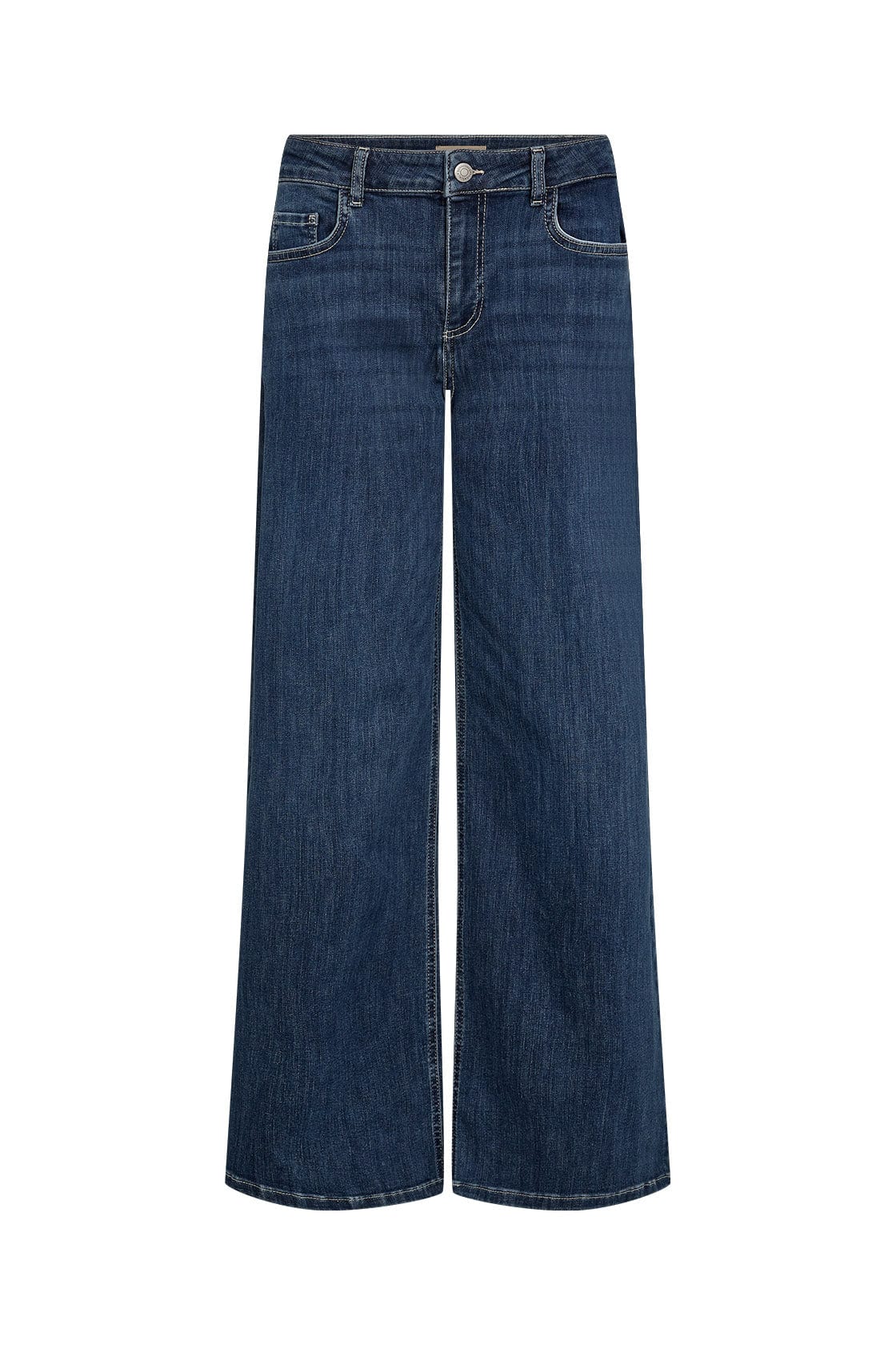 Soya Concept Kimberly 24-B Wide Leg Jeans - Dark Blue Denim