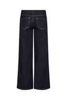 Soya Concept Kimberly 24-B Wide Leg Jeans - Raw Blue Denim
