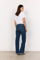 Soya Concept Kimberly 34-B Straight Leg Jeans - Dark Blue Denim