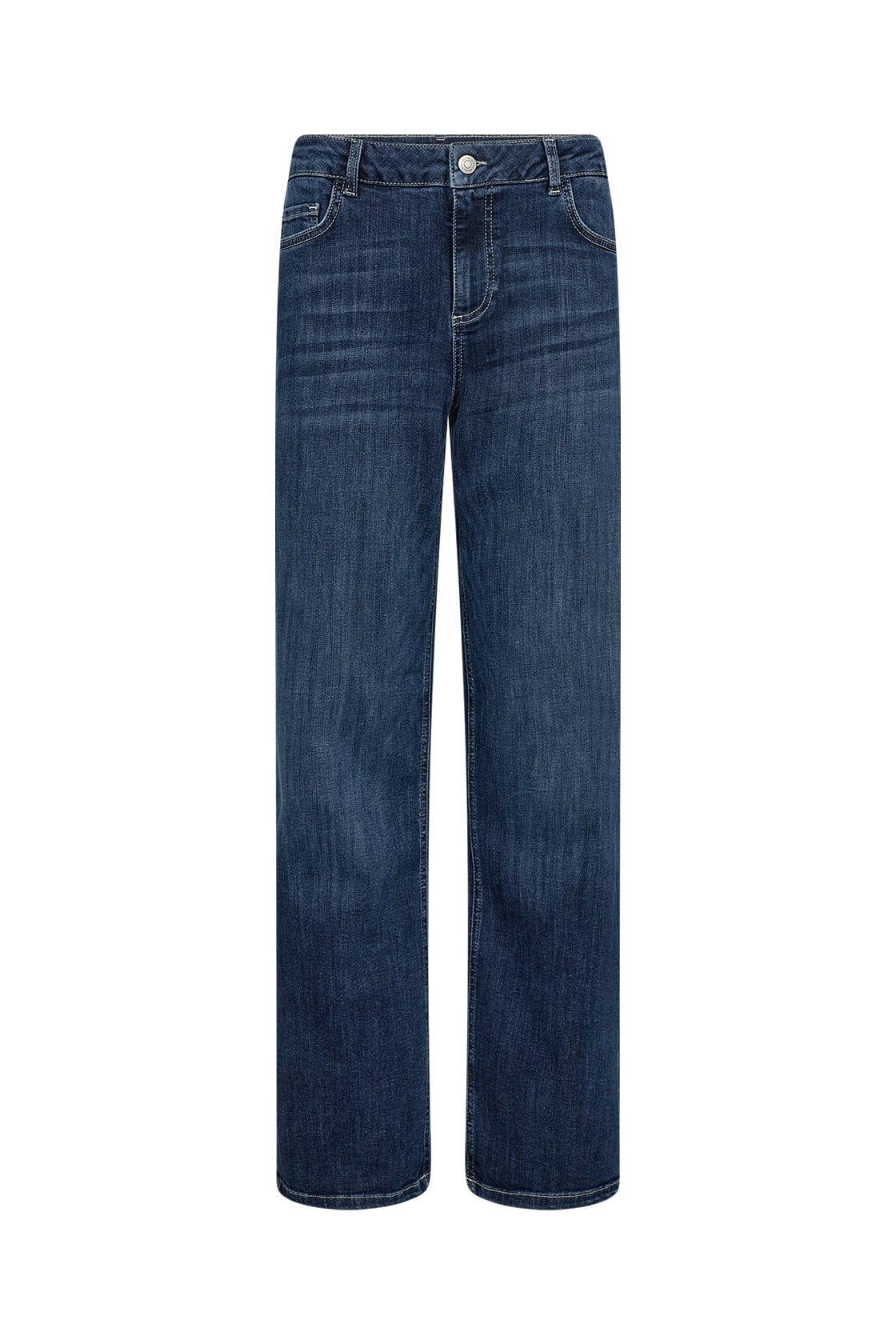 Soya Concept Kimberly 34-B Straight Leg Jeans - Dark Blue Denim