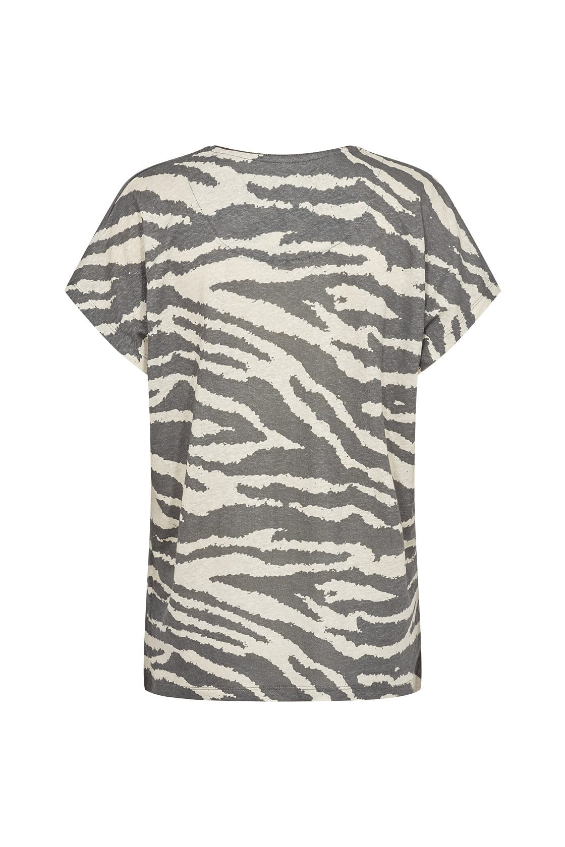 Soya Concept Lenise Animal Print T-Shirt - Misty Combi