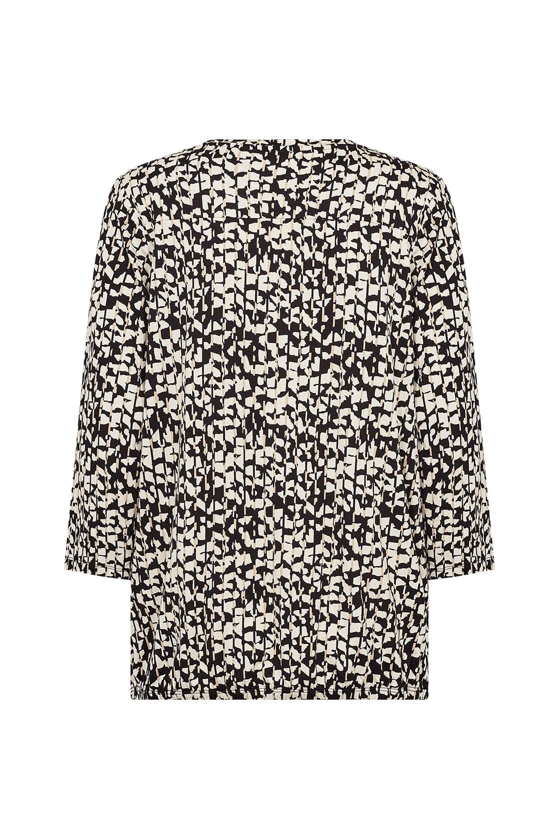 Soya Concept Marica Printed Top - Black Combi