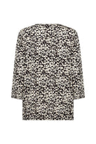 Soya Concept Marica Printed Top - Black Combi