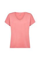 Soya Concept Marica V-Neck T-Shirt - Rapture Rose