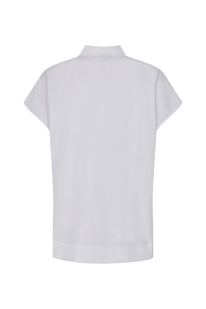Soya Concept Netti Short Sleeve Shirt - White
