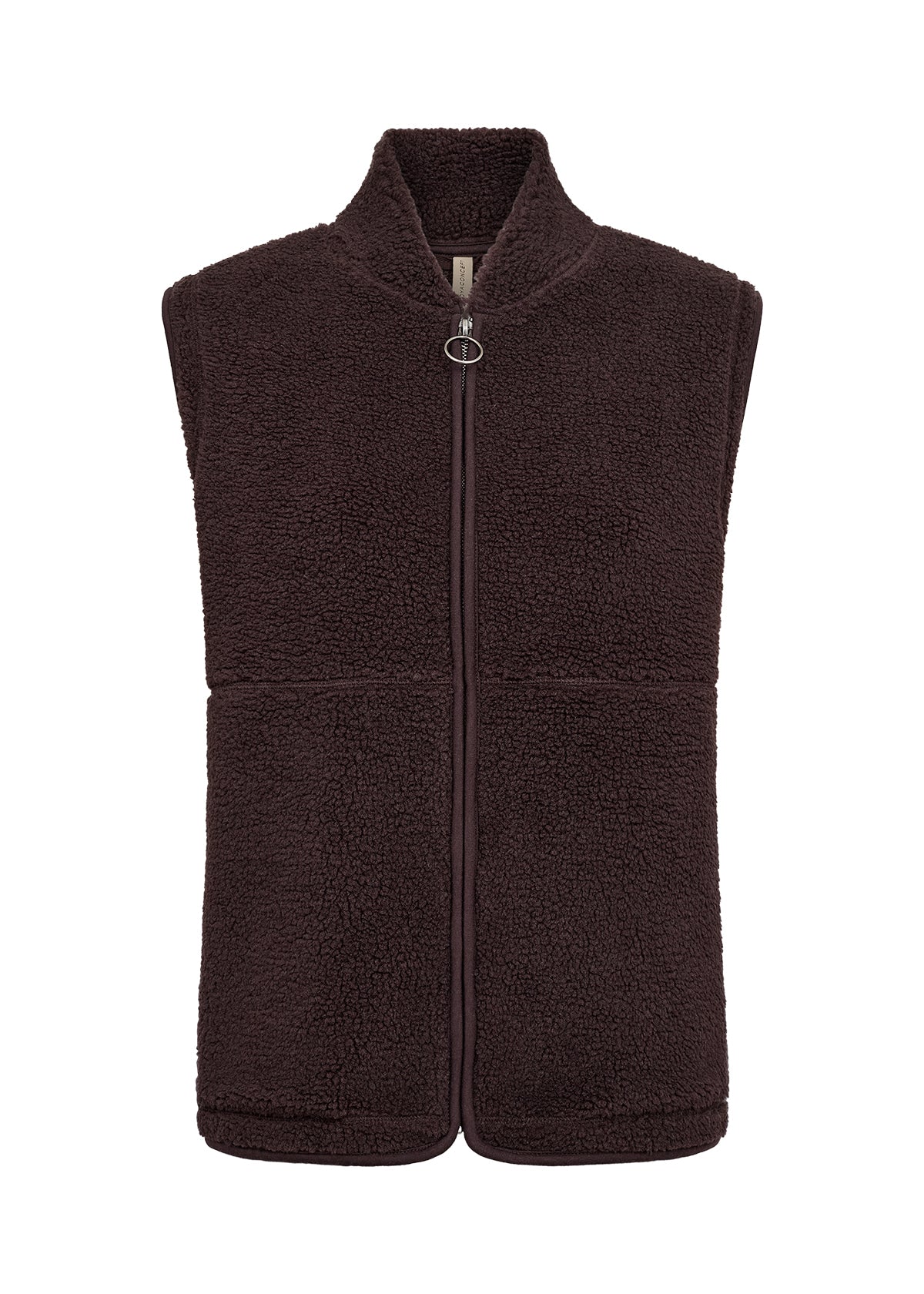 Soya Concept Onyx Fleece Gilet - Chocolate Plum