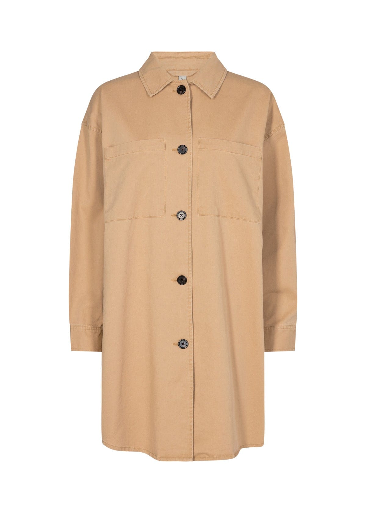 Soya Concept Orion Cotton Jacket - Biscuit