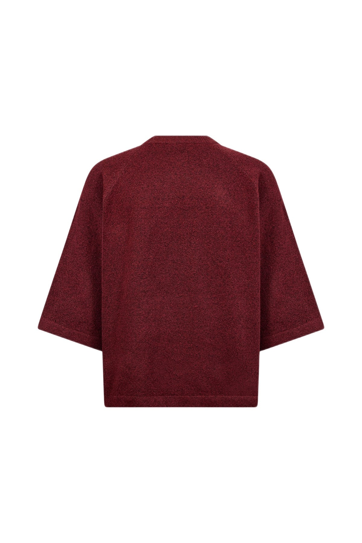 Soya Concept Orlean 3/4 Sleeve Jumper - Madder Brown Melange