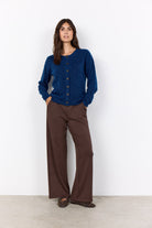 Soya Concept Orlean Cardigan - Estate Blue Melange