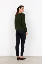 Soya Concept Orlean Cardigan - Forest Night Melange