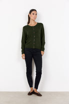 Soya Concept Orlean Cardigan - Forest Night Melange