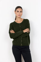 Soya Concept Orlean Cardigan - Forest Night Melange