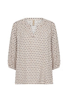 Soya Concept Pakize Printed Blouse - Air Blue Combi