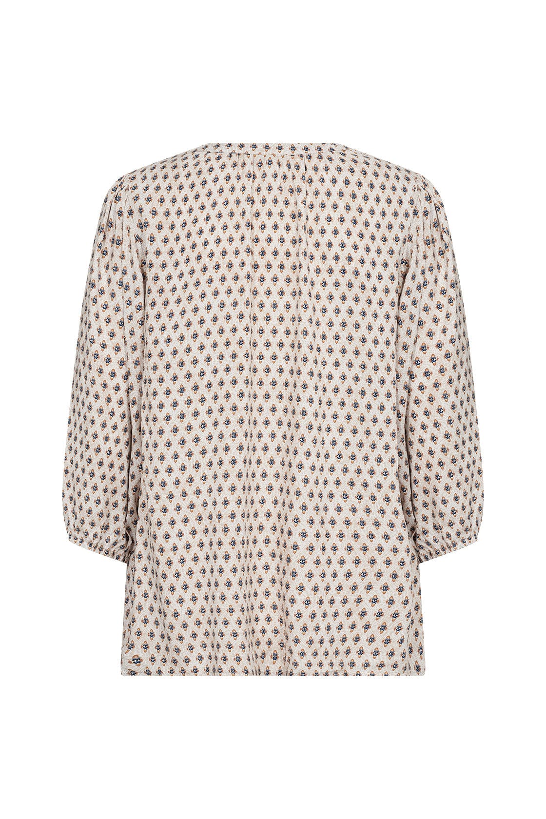 Soya Concept Pakize Printed Blouse - Air Blue Combi