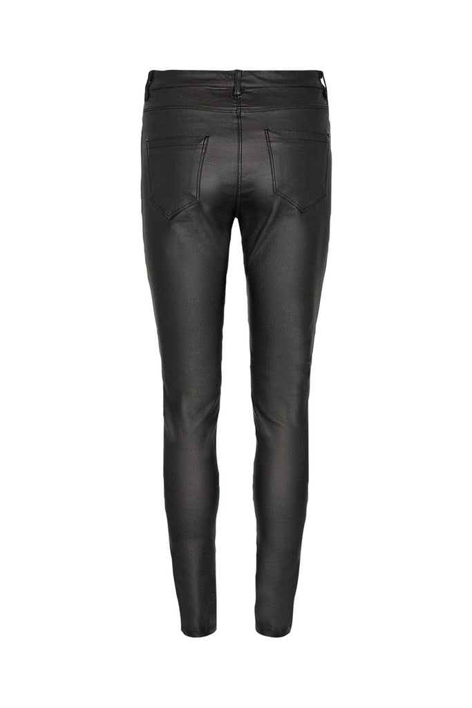 Soya Concept Pam Leather Look Trousers - Black