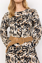 Soya Concept Panna Woven Belt - Desert Brown