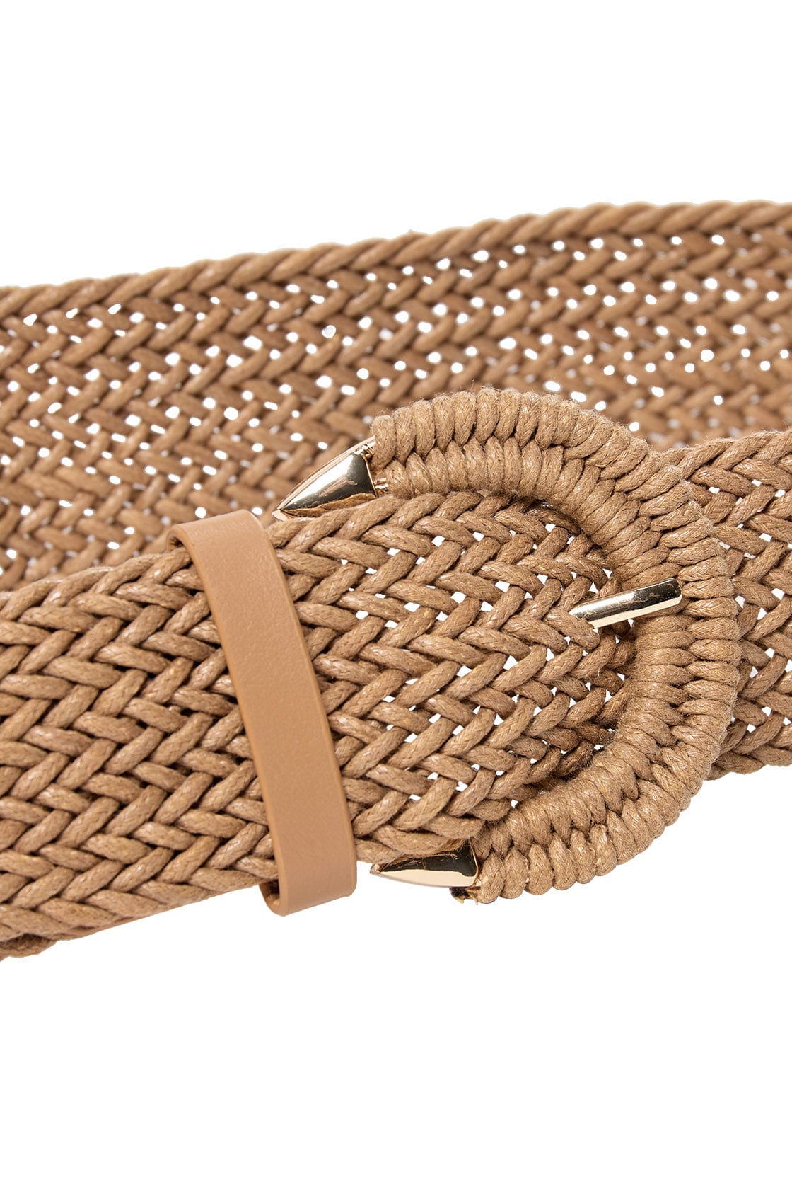Soya Concept Panna Woven Belt - Desert Brown