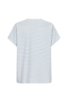 Soya Concept Pisa Stripe T-Shirt - Air Blue Combi