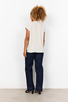 Soya Concept Poula Stripe Top - Cream Combi