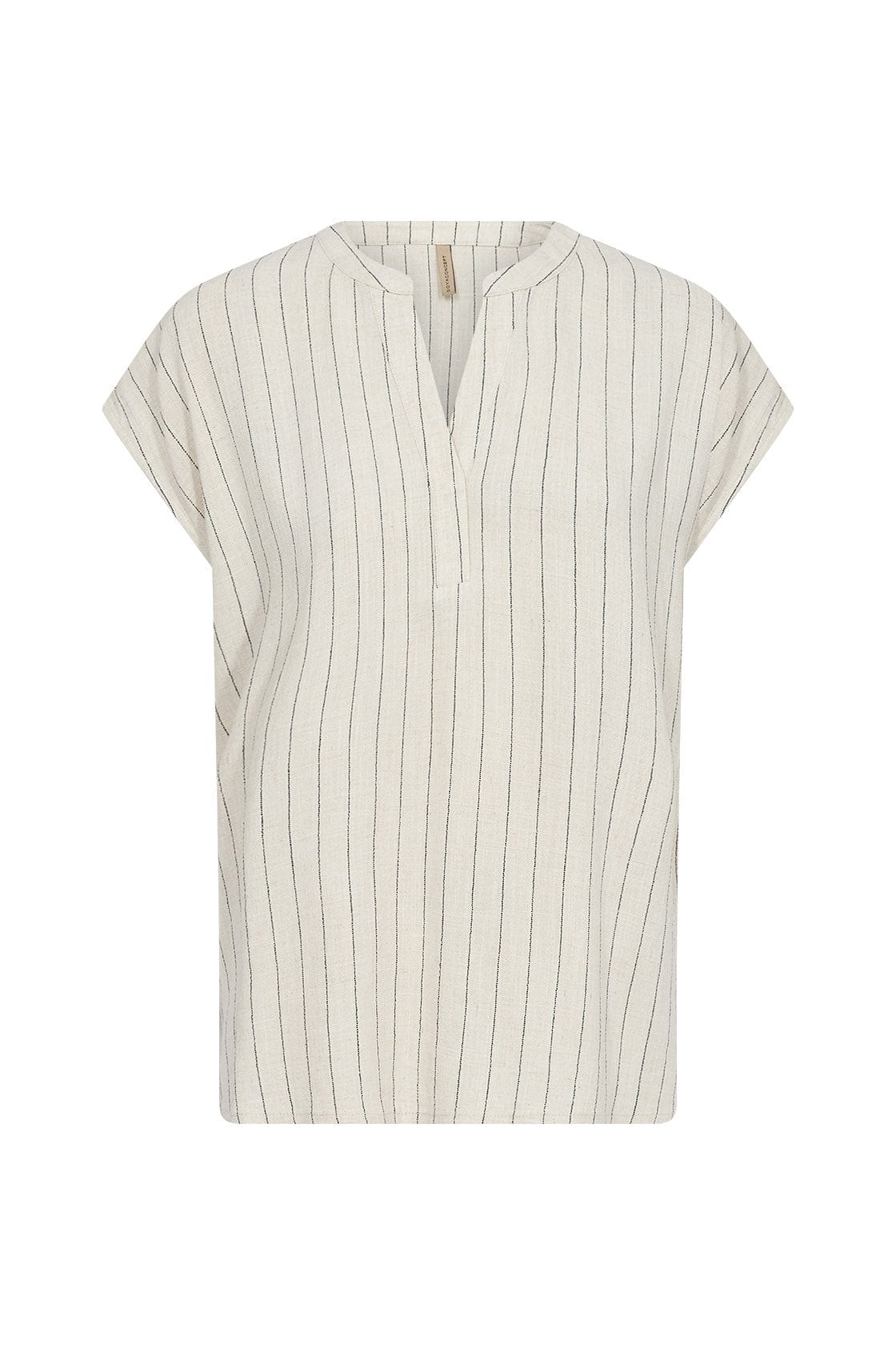 Soya Concept Poula Stripe Top - Cream Combi