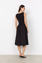Soya Concept Rachelle Sleeveless Cotton Dress - Black