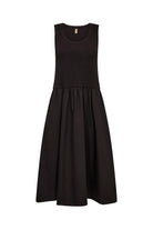 Soya Concept Rachelle Sleeveless Cotton Dress - Black