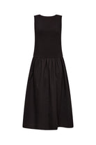 Soya Concept Rachelle Sleeveless Cotton Dress - Black